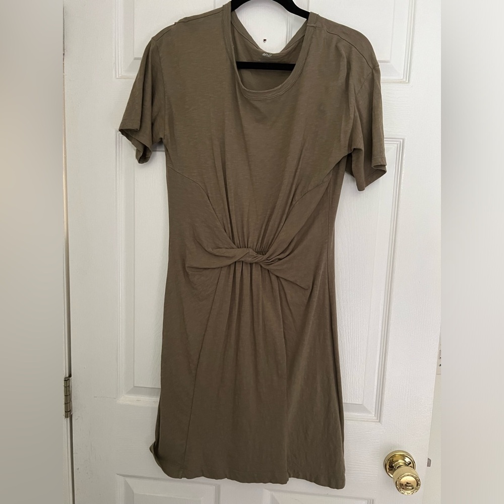 Aerie dress size small brown olive